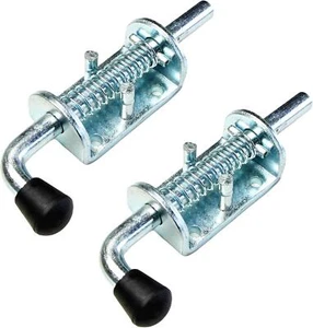(Pack Of 2) 1/2 Spring Pin Latch Lock Assembly For Utility Trailer Gate - Heavy - Picture 1 of 4