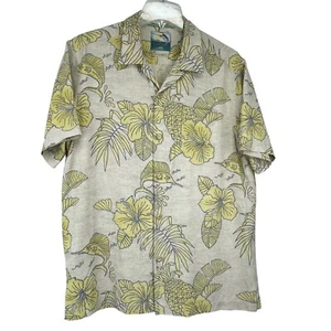 Tommy Bahama Hawaiian Shirt 100% Silk Men’s M Island Modern Fit Tropical Camp - Picture 1 of 7
