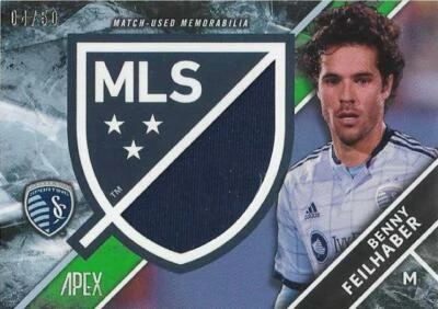 2016 Topps Apex Major League Soccer Crest Jumbo Relic Card Different #'d to /50 - Image 1 of 4
