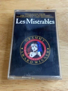 LES MISERABLES HIGHLIGHTS FROM COMPLETE CAST RECORDING cassette tape album - Picture 1 of 5