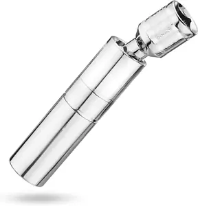 Spark Plug Socket,3/8 Inch Drive Magnetic, Swivel Thin Wall Spark Plug,Universal - Foto 1 di 8