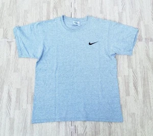 ๐ฅ Nike Late 90's Vintage Gray Short Sleeve Shirt // Boys XL 18/20 / Embroidered - Picture 1 of 6