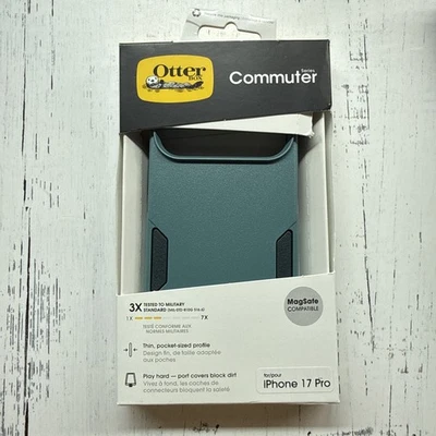 Funda OtterBox iPhone 17 Pro Commuter Series - Verde Sagebrush - Protección delgada... Foto 1 de 4