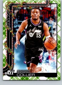2025 Topps Basketball Green Plaid Parallel SP - Isaiah Collier - Bild 1 von 2