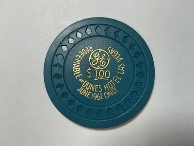 $1 Dunes Hotel, Las Vegas, NV - General Electric - junio 1962 Foto 1 de 2