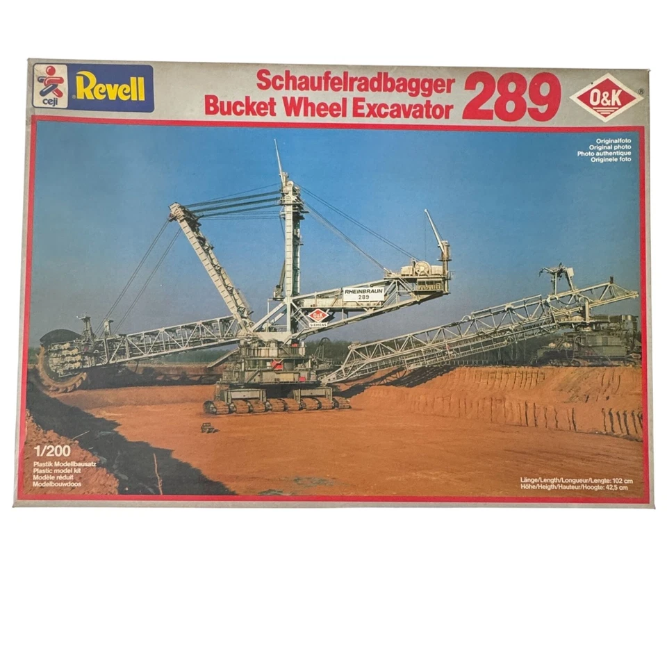 Revell Bucket Wheel Excavator Model Kit Schaufelradbagger Germany Construction - Image 1 of 4