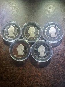 2013s Washington Quarter Set Ms +++Bu 5 Coins - Picture 1 of 2