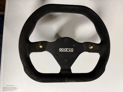 Volante inferior plano Sparco p310 con adaptador 36 estrías 15 mm Foto 1 de 4