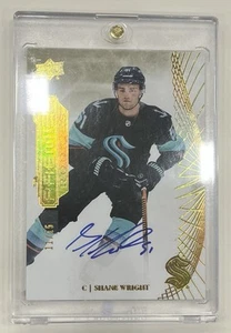 2022-23 Upper Deck Premier True Rookie Auto Gold #132 Shane Wright 11/15 - Picture 1 of 2
