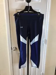 Women's Under Armour Athletic Compression CROP Leggings Size L Large - Picture 1 of 5