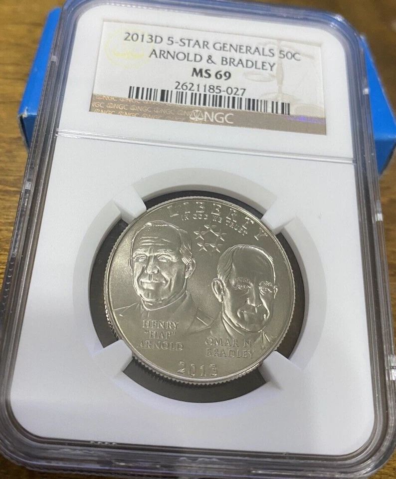 SCARCE 2013-D 5 Star Generals NGC MS69 Virtually SPOT FREE UNTONED - Image 1 of 4