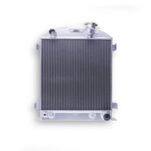 3Row 17" Aluminum Radiator For 1932 Ford Low-Boy Chop Hot Rod w/Chevy Engine - Imagen 1 de 8