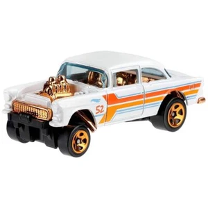 Hot Wheels 55’ Chevy Belair Gasser 4/6 Pearl Chrome Series GJW50 Mattel - Picture 1 of 3