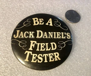 1970’s Vintage jack daniels pin-back Button Jack Daniel’s Field Tester - Picture 1 of 2
