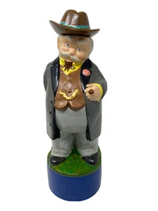 1982 Vintage Alberta Figurine Decanter Southern Gentleman  Boss Hogg Bar - Picture 1 of 12