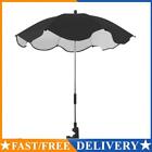 UV Protection Baby Stroller Parasol Adjustable Waterproof Umbrella (Black)
