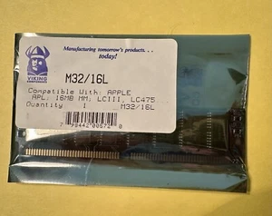 Vintage New 1980s Apple 16MB Memory Module LCIII, LC475 Sealed Viking - Picture 1 of 4