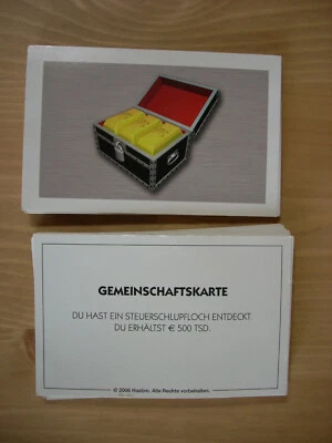 Gemeinschaftskarten Monopoly Heute 2006 Ersatzteile Ersatzkarten 16 Stück - Bild 1 von 3
