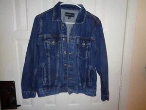 Lucky Brand Womens Size Large Button Down Jean Denim Jacket - Picture 1 of 2