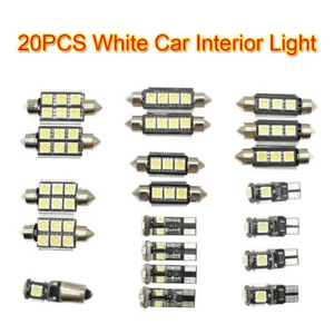20Pcs White Car Interior LED Light Kit For Mercedes Benz C Class W204(2008-2015) - Picture 1 of 10