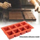 Quadratische Silikonform, 3D-Form, 8 Mulden, fr Mousse, Kuchen, Backen, Dessert