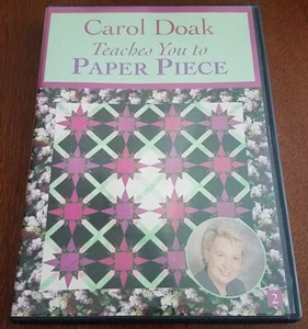 Carol Doak Teaches You To Paper Piece (DVD) At Home with the Experts #2 C&T - Picture 1 of 4