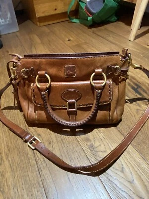 Dooney & Bourke Florentine Tassel Women's Shoulder Bag - Brown 8L977 NA - Image 1 of 4