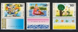 ISRAEL 1994 CUENTOS BÍBLICOS NIÑOS DIBUJO 3 SELLOS SIN MONTAR O NUNCA MONTADA - Imagen 1 de 1