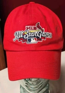 MLB ALL STAR GAME 2009 St Louis Cardinals Hat Baseball Ball Cap Red One Size - Picture 1 of 7