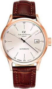 Carl von Zeyten CVZ0002RCR Eschenz Automatic rose gold brown Men's Watch NEW - Picture 1 of 4