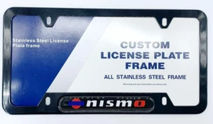 Black powder coated license plate frame - Nismo - Picture 1 of 8
