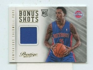 KENTAVIOUS CALDWELL-POPE 2013-14 Panini Prestige Bonus Shots Materials Relic 