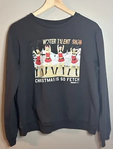 Mean Girls Junior XL Black Christmas Is So Fetch, Winter Holiday Sweatshirt - Picture 1 of 3