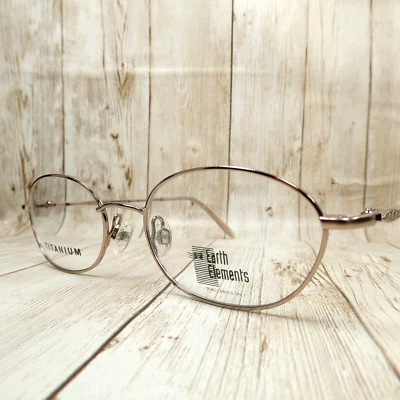 Earth Elements 钛青铜金属眼镜框 - Jennifer 51-18-135 全新无标签 — 第 1/4 张图片