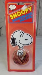 HTF Peanuts Snoopy Vintage versiegelt 1958 Gummibandhalter Charlie braun - Bild 1 von 8