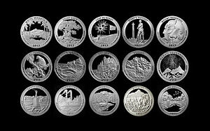 2011 + 2012 + 2013 S America the Beautiful National Parks Silver Mint Proof Set
