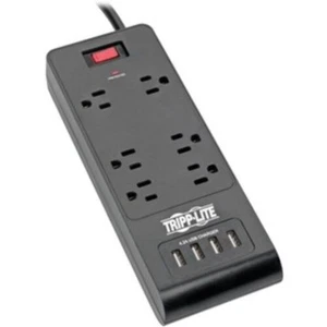 Eaton TLP664USBB EATON TRIPP LITE SERIES 6-OUTLET SURGE PROTECTOR WITH 4 USB POR - Picture 1 of 1