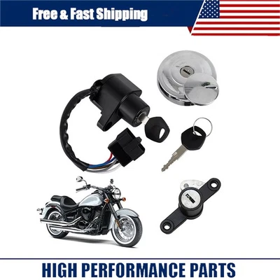 NEW FOR KAWASAKI VULCAN 900 2006-2022 IGNITION SWITCH TANK CAP CUSHION LOCK KIT - Image 1 of 4