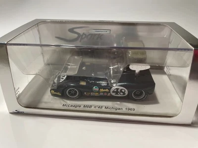 Chevrolet Spark 1969 Dan Gurney McLeagle M6B #48 Michigan CanAm EE. UU. 1/43 S1119  Foto 1 de 4