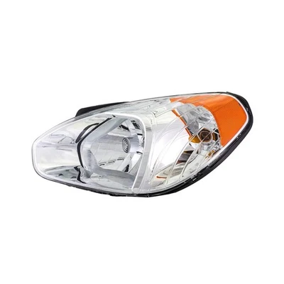 For Dodge Attitude 2006-2011 Headlight Driver Side | Amber & Clear Lens Halogen - Image 1 of 4