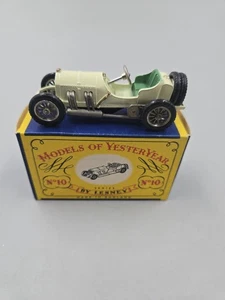 Vintage Matchbox Models Of Yesteryear #10 1908 GP Mercedes With Original Box In - Picture 1 of 11