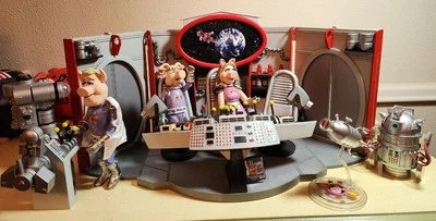 Palisades Muppets Cerdos en el Espacio Juego Miss Piggy Link Strangepork Lote Figuras Foto 1 de 4