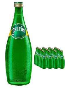 Perrier Sparkling Refreshing Mineral Water Glass “Case Deal 12 X 750ml” - Picture 1 of 1