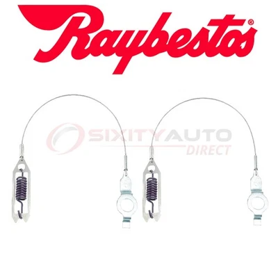 2 pc Raybestos Front Drum Brake Self Adjuster Cable for 1973 Dodge CB300 - va Foto 1 de 4