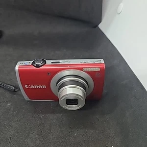 Canon PowerShot A2500 16.0MP Digital Camera - Red - Working - No Charger #4 - Picture 1 of 5