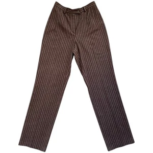 Vintage Made in Italy Les Copains Wool Blend High Waisted Workwear Trousers - Picture 1 of 9