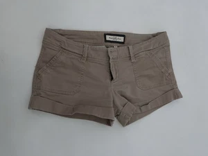 Mini pantaloncini cargo kaki vintage Y2k Abercrombie & Fitch taglia 4 - Foto 1 di 10