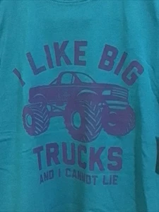 Life Is Good Kids Blue Med Crusher T-shirt 100% Cotton SS Big Trucks - Picture 1 of 4
