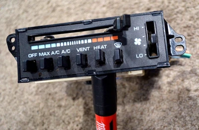 1983-1993 DODGE RAM D150 D250 D350 CLIMATE CONTROL TEMPERATURE HEAT AC 4361140 - Image 1 of 4