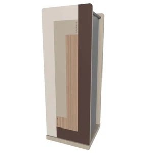 CalleaDesign Portaombrelli in legno dal design moderno e con vaschetta interna U - Foto 1 di 1
